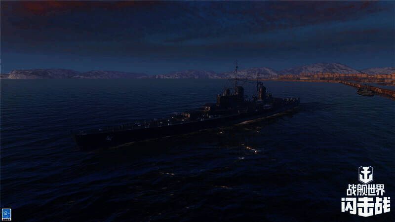 《战舰世界闪击战》黑色哈勒姆火力展示画面