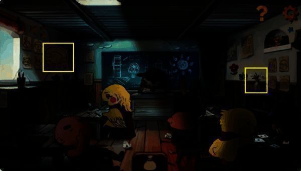 画室左上角画与右方花瓶图片