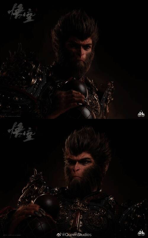 《黑神话：悟空》天命人1/1半身像手办截图1