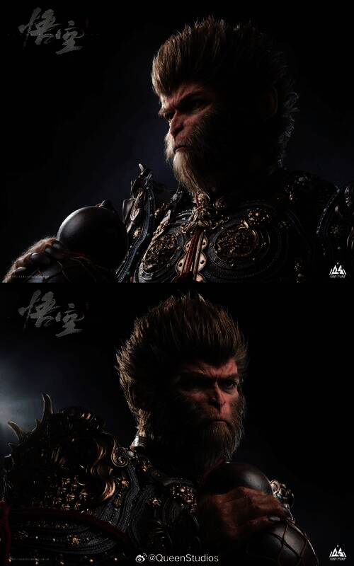 《黑神话：悟空》天命人1/1半身像手办截图2