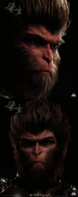 《黑神话：悟空》天命人1/1半身像手办截图4