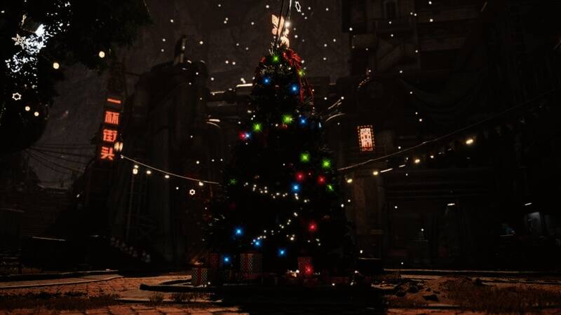 希雍节日期间的广场细节