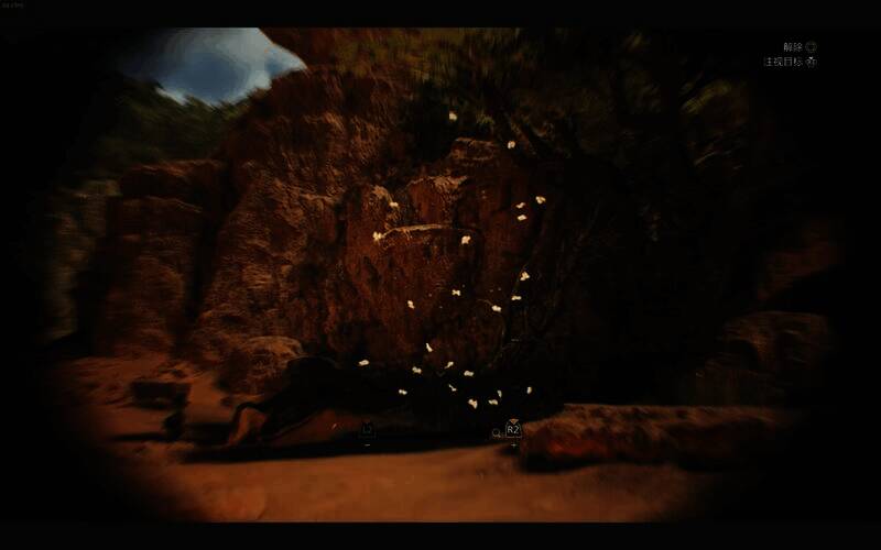 天堑沙原10区东南部帐篷旁画面