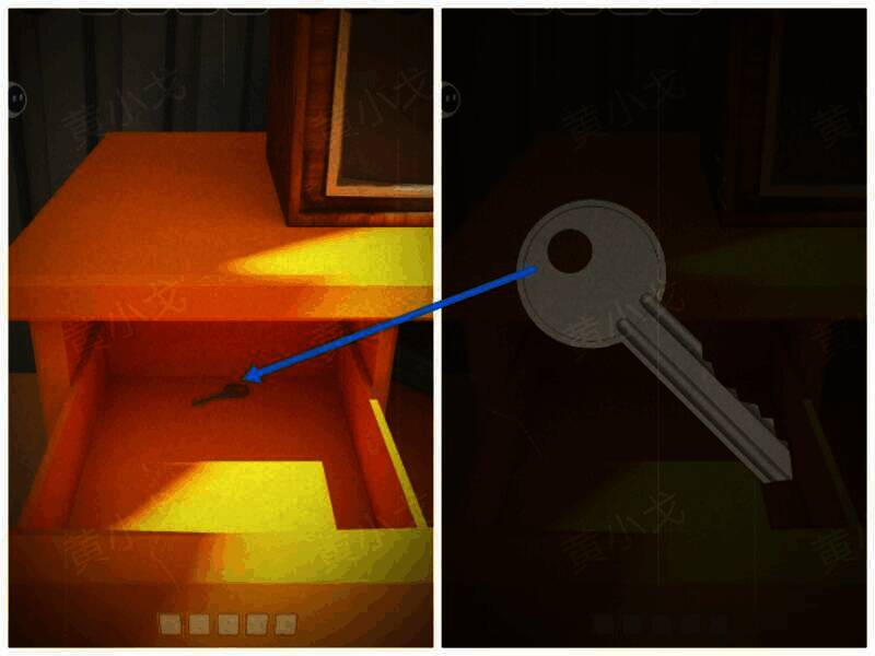 打开电视柜抽屉获得钥匙图片