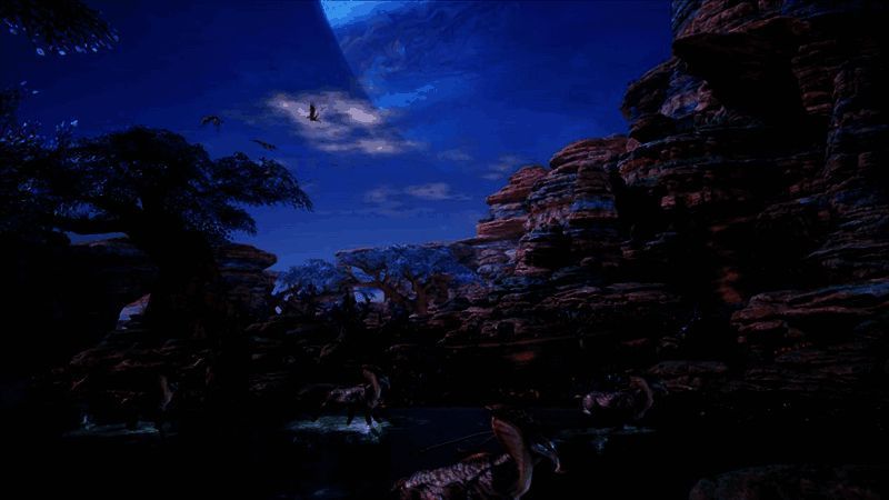 《阿凡达：重返潘多拉》潘多拉星球景观画面