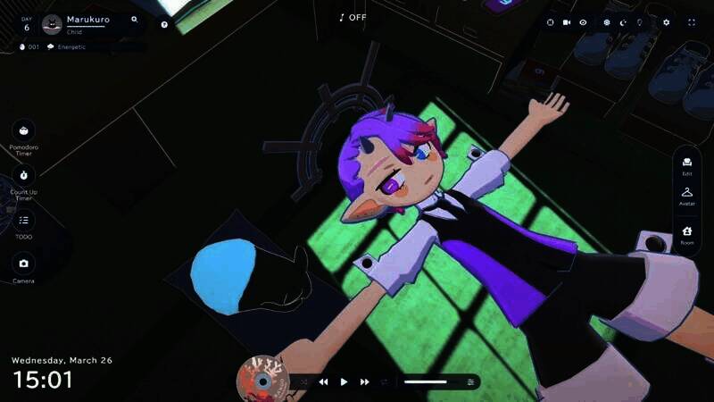 《gogh：虚拟形象与专注》视频截图1