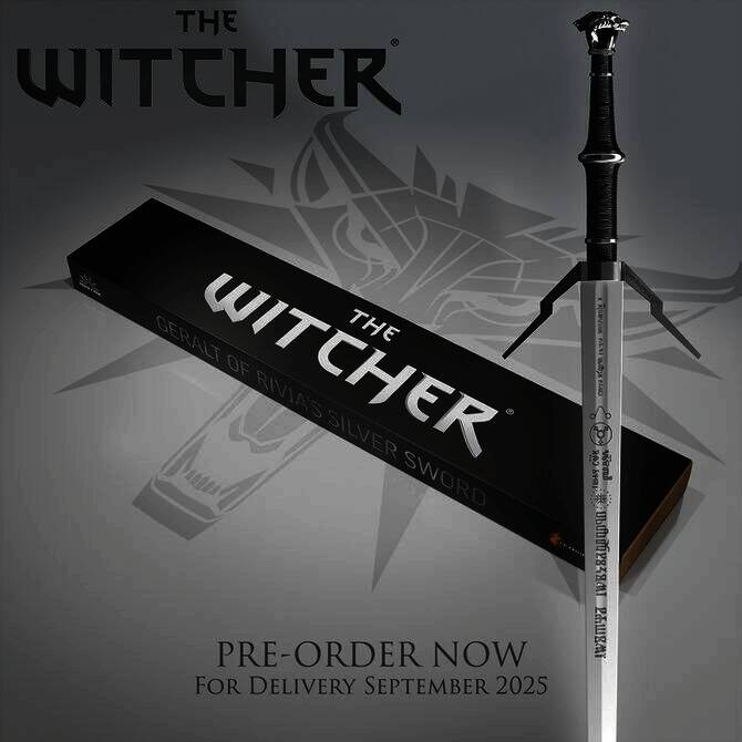 《巫师3》杰洛特银剑钢剑复刻品图片