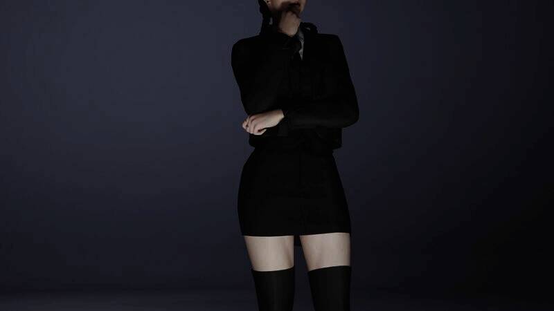 《inZOI》性感学院风格服装使用教程步骤二