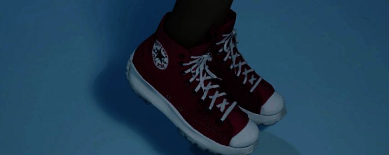 inZOI匡威粉色高帮鞋搭配示例图片