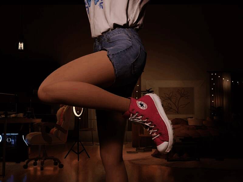 inZOI匡威粉色高帮鞋使用教程图片3