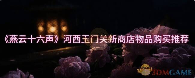 燕云十六声河西玉门关新商店相关图片