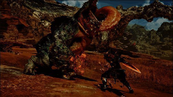 《怪物猎人：荒野》单手剑回旋斩示例图