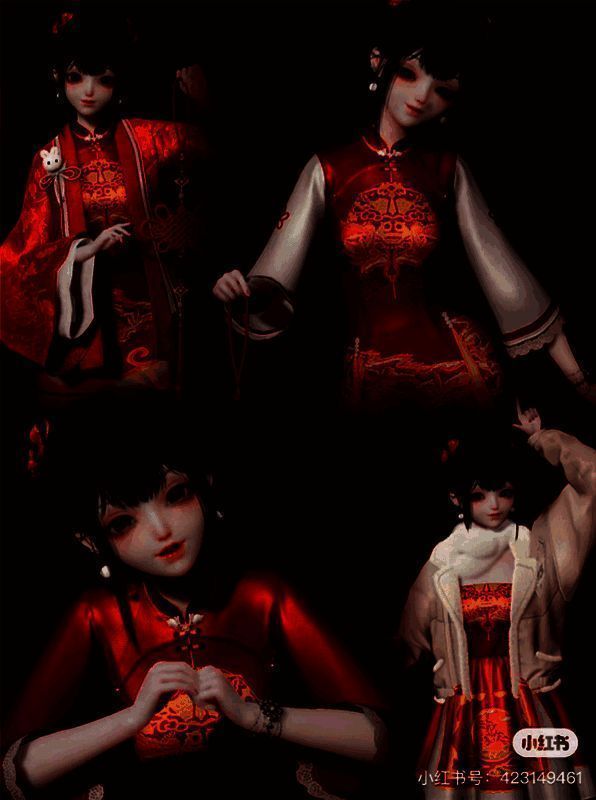 《以闪亮之名》玩家设计的龙年战袍画面