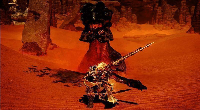 怪物猎人荒野太刀气刃蓄力相关画面