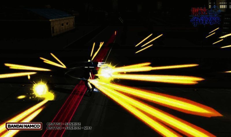 空中霸王爆裂者敢达左旋转射击技能图片