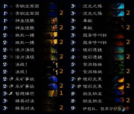 推荐卡组展示图