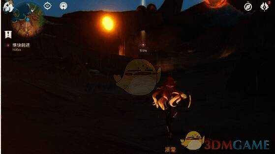 原神按照指引前进画面