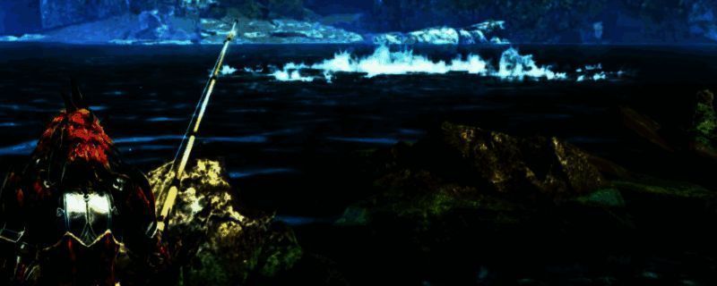 《怪物猎人：荒野》钓鱼场景