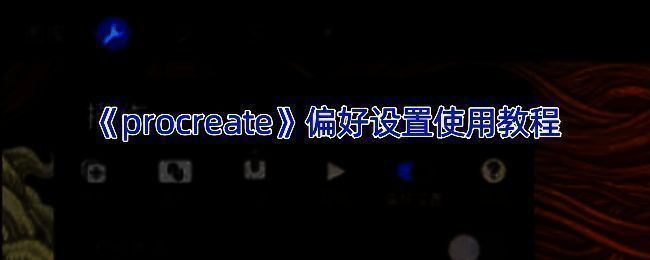 Procreate偏好设置相关界面示例图