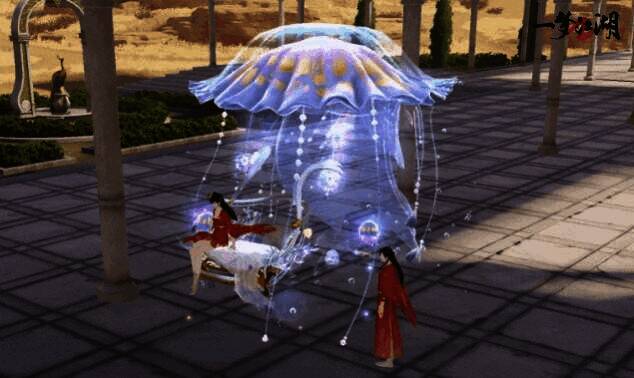 沧溟沫影变秋千形态画面