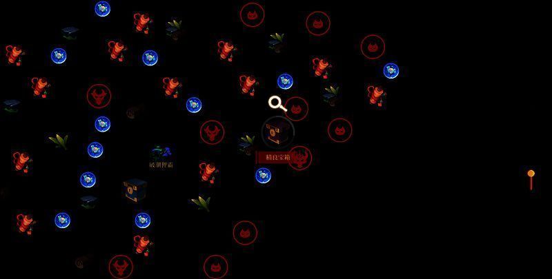 分散在海岛各处的宝箱