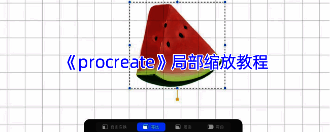 局部缩放操作相关示意图