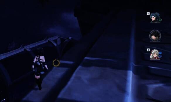 从悬崖飞下的场景