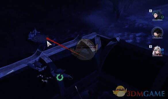 前方远处平台画面