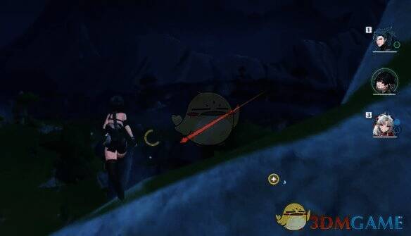 山上往下跳的画面示意