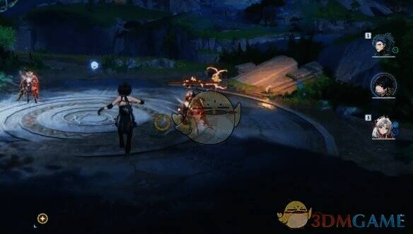 前方圆平台及双生影骑画面