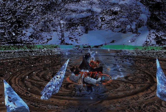 巫皇女发动灵魂冰晶技能动图