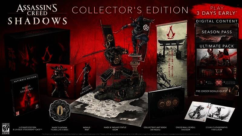 《刺客信条:影》弥助和奈绪江相关内容图片