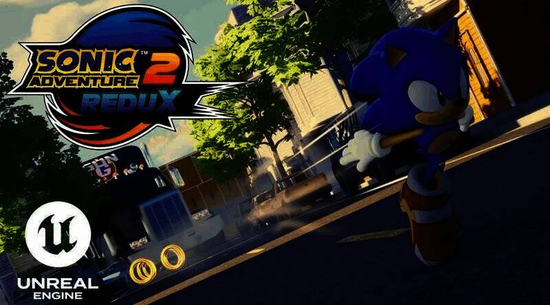 《索尼克大冒险2》粉丝虚幻5重制版相关画面