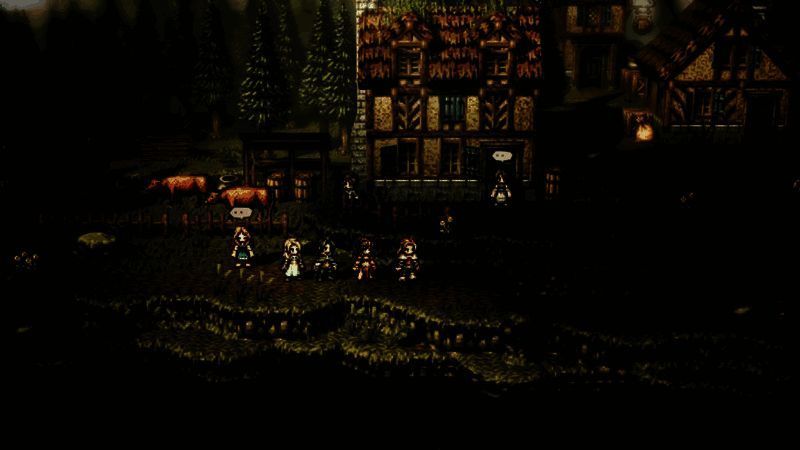 像素风与3D风对比画面