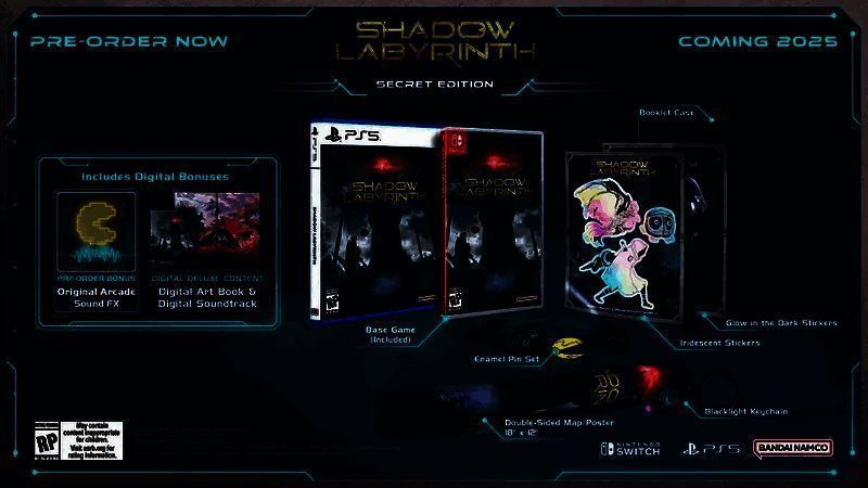 吃豆人新作《暗影迷宫》额外收藏品展示