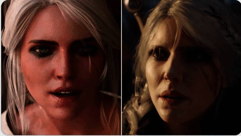 希里颜值对比图