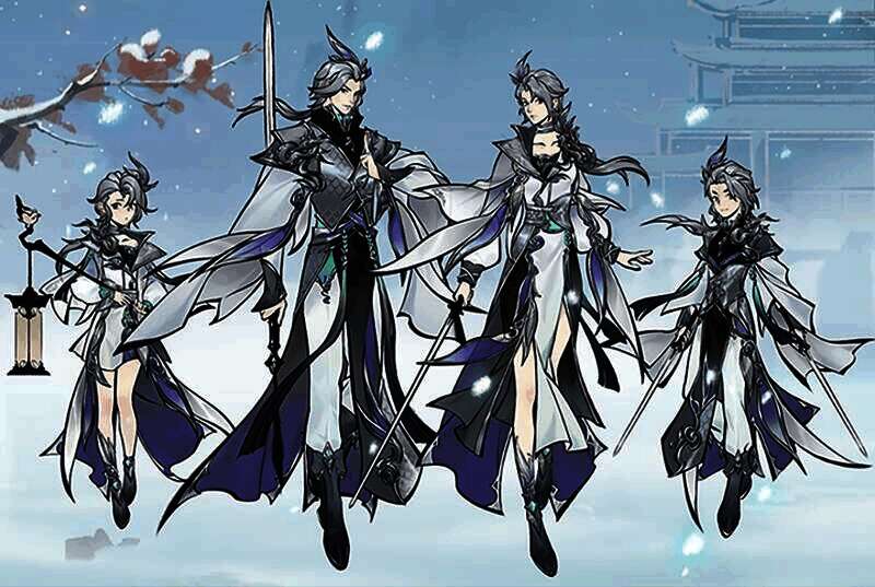 一念逍遥雪舞银霜时装展示图