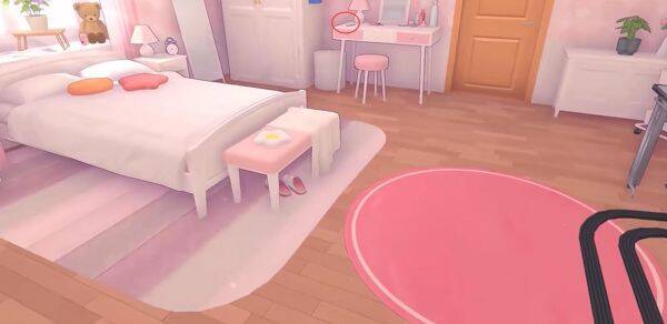 粉色房间内部画面