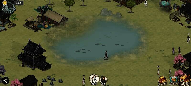 伏魔诀种田池塘画面