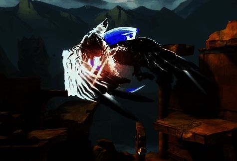 玩家与大鸟战斗场景