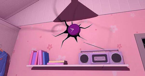 时钟和墙壁处拼图位置图