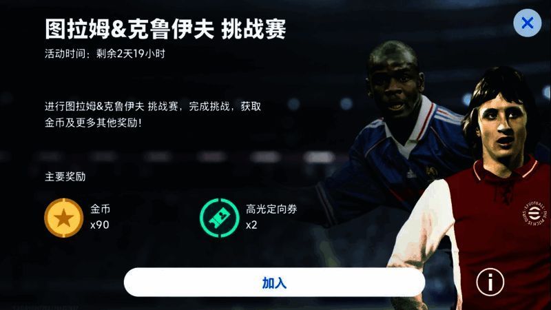 图拉姆&克鲁伊夫 挑战赛活动相关图片