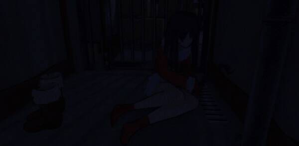 被囚禁米塔敲击钢管画面