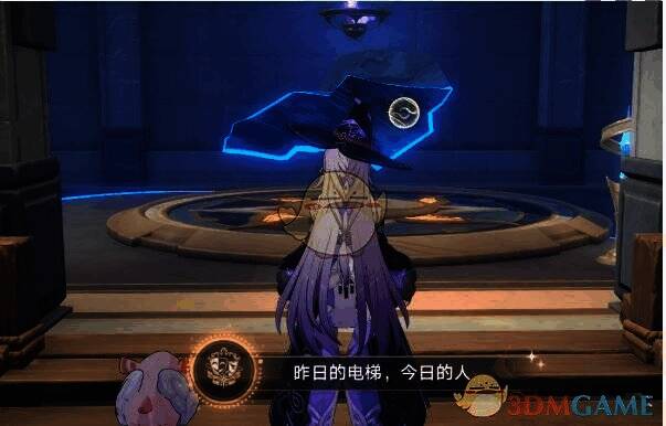 站在圈内按电梯的场景