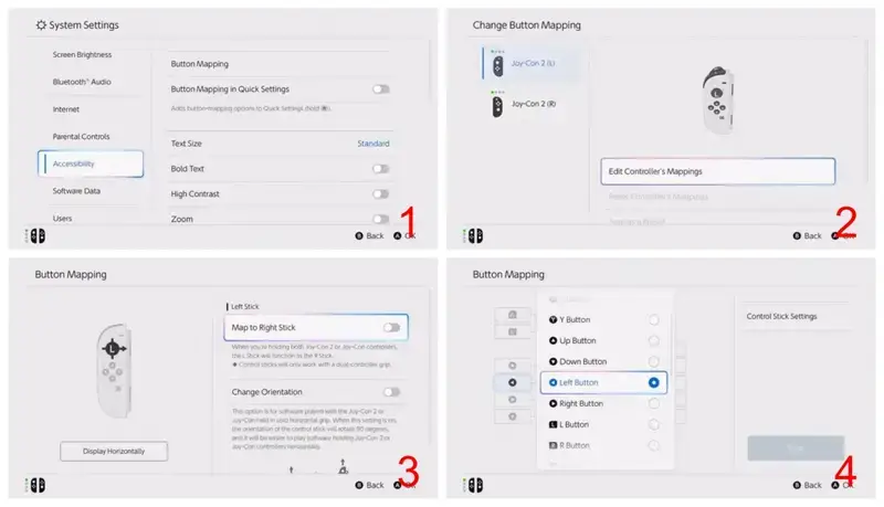 任天堂Switch2手柄键位映射演示
