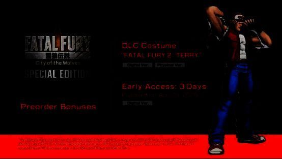 《饿狼传说:群狼之城》Steam页面画面