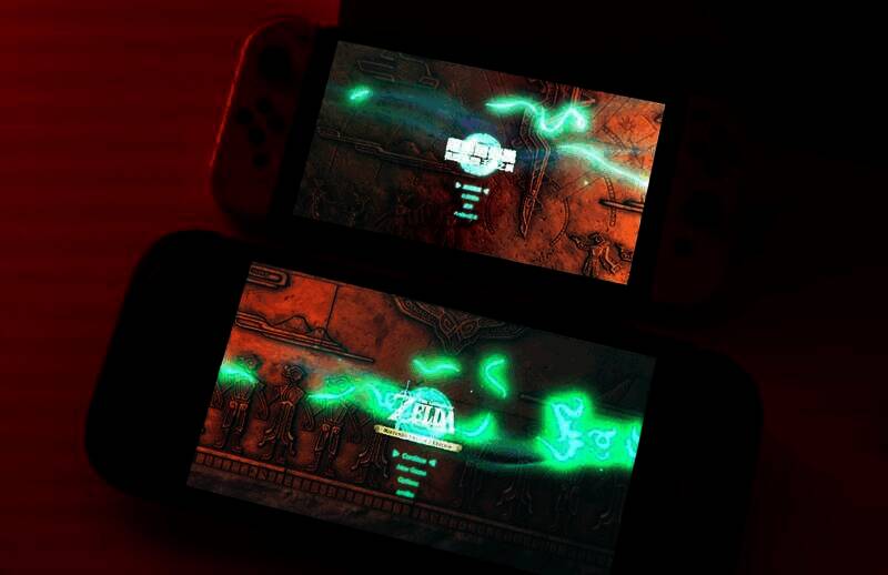 Switch OLED与Switch 2对比图