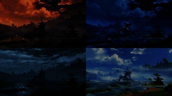 场景四时变化展示