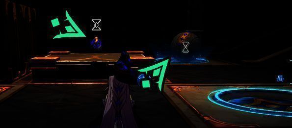 回溯右上石球并普攻时象仪界面图