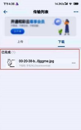 文件下载完成查看界面图